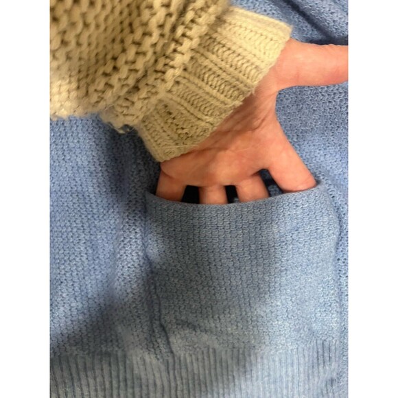 Eileen Fisher Knit Cardigan Sweater Sz Medium  Wool Cashmere Buttons 3/4 Sleeve - Picture 11 of 12